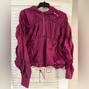 New Womens Free People FP Movement Happy Camper Pullover Jacket MSRP $148 Small